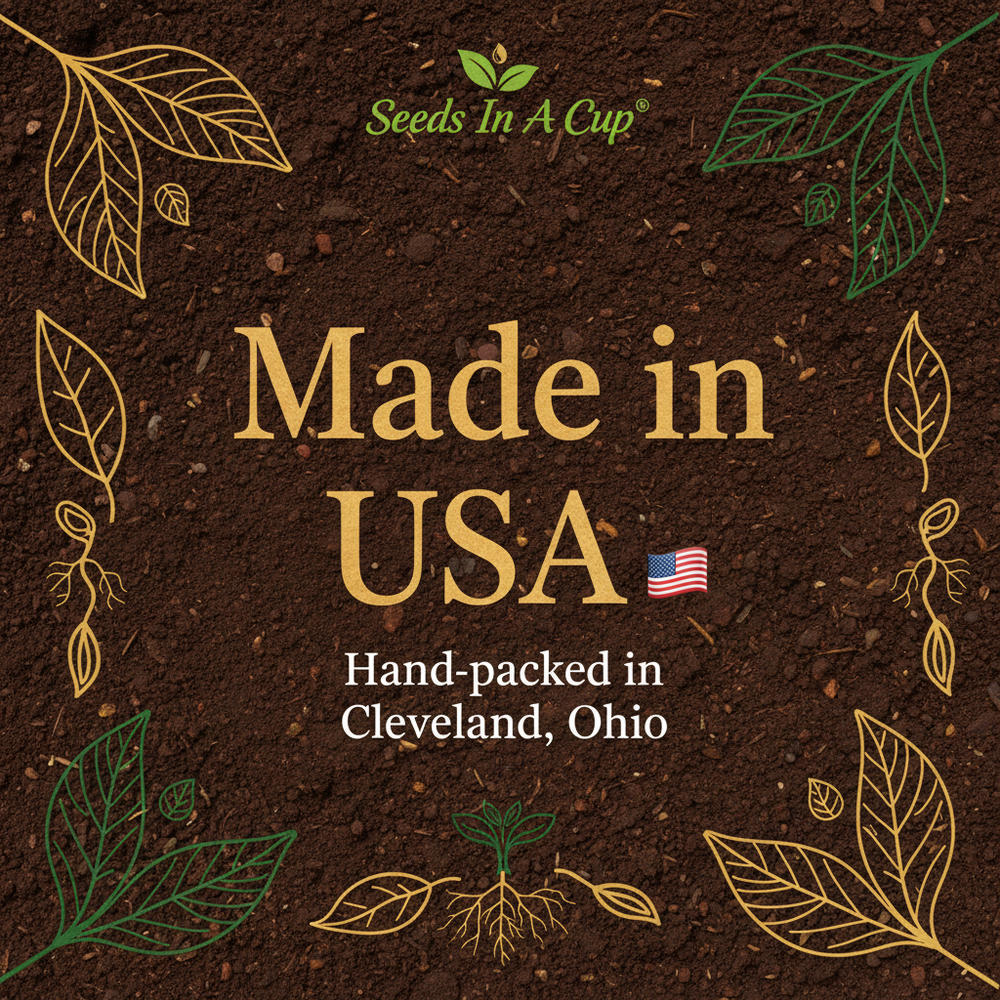 Corporate bulk seed starter kits hand-packed in Cleveland Ohio with non-GMO seeds and premium soil