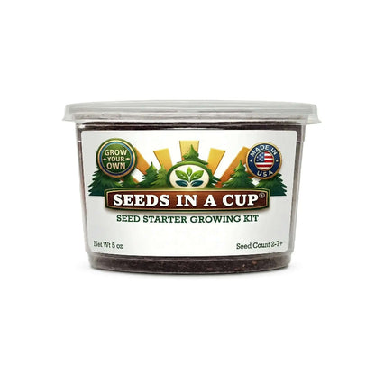 Seeds In A Cup Snapdragon (Antirrhinum majus) Grow Kit - Complete seed starter with recyclable planter, non-GMO seeds, and real potting soil. Hand-assembled in Cleveland, Ohio, USA.